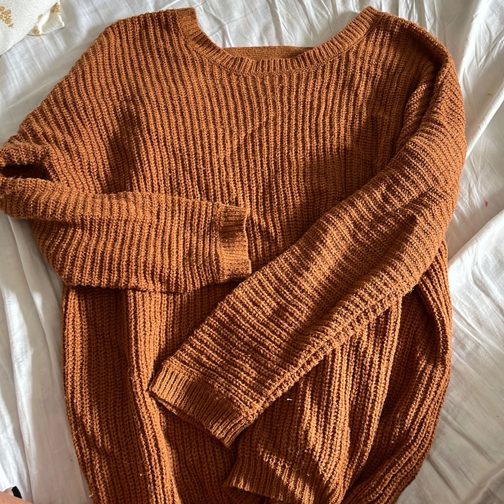 Burnt orange/ camel colored sweater